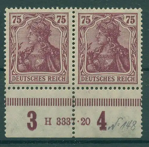 DEUTSCHES REICH 1920 Nr 148 ungebraucht (228745)