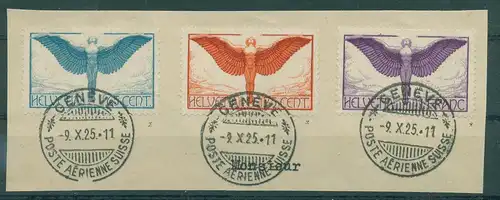 SCHWEIZ 1920 Nr 189-191 gestempelt (228958)