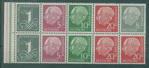 BUND 1958 HBl 8YII postfrisch (229095)