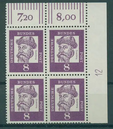 BUND 1961 Nr 349x DZ postfrisch (229099)