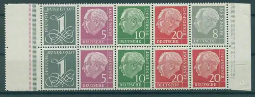 BUND 1958 HBl 8YII postfrisch (229101)