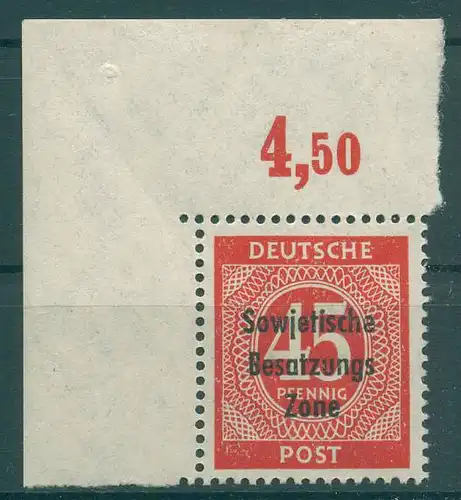 SBZ 1945 Nr 209 postfrisch (229122)