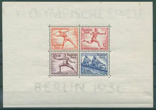 DEUTSCHES REICH 1936 Bl.6 postfrisch (229141)