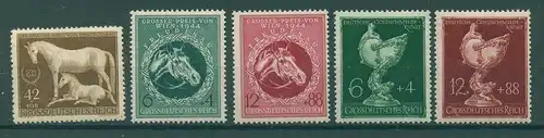 DEUTSCHES REICH 1944 Nr 899-903 postfrisch (229155)
