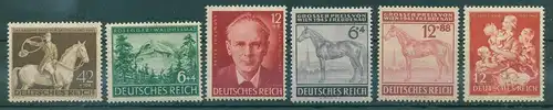 DEUTSCHES REICH 1943 Nr 854-859 postfrisch (229169)