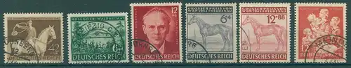 DEUTSCHES REICH 1943 Nr 854-859 gestempelt (229170)