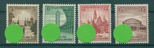 DEUTSCHES REICH 1938 Nr 665-668 postfrisch (229257)