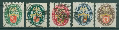 DEUTSCHES REICH 1929 Nr 430-434 gestempelt (229329)