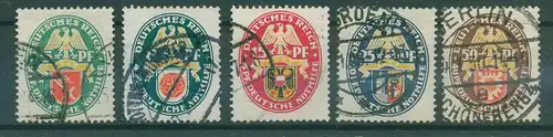 DEUTSCHES REICH 1929 Nr 430-434 gestempelt (229330)