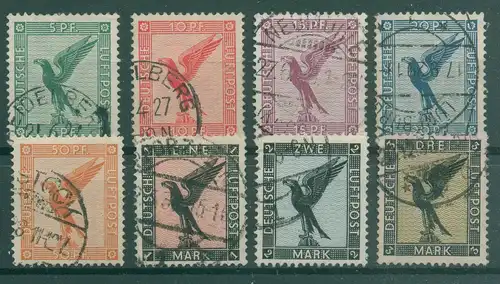 DEUTSCHES REICH 1926 Nr 378-384 gestempelt (229338)