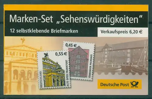 BUNDESREPUBLIK 2002 MH 50 gestempelt (229358)