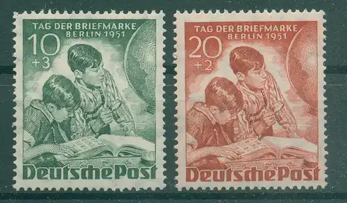 BERLIN 1951 Nr 80-81 postfrisch (229558)