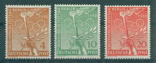 BERLIN 1953 Nr 88-90 postfrisch (229562)