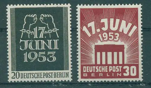 BERLIN 1953 Nr 110-111 postfrisch (229564)