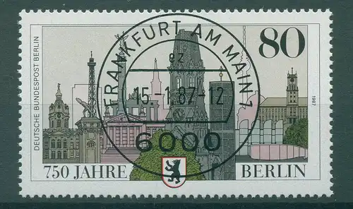 BERLIN 1987 Nr 776 gestempelt (229633)
