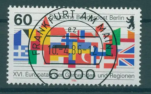 BERLIN 1986 Nr 758 gestempelt (229646)