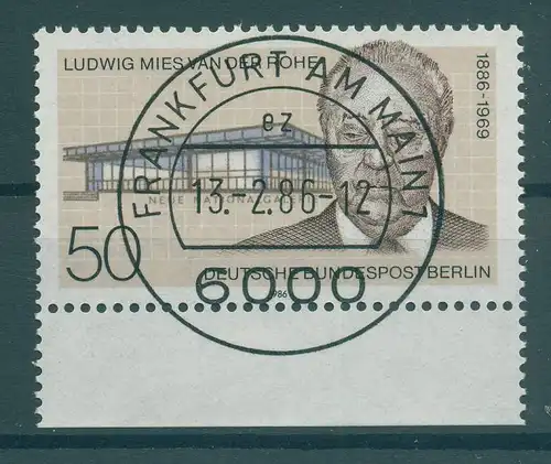 BERLIN 1986 Nr 753 gestempelt (229647)