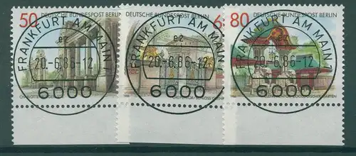 BERLIN 1986 Nr 761-763 gestempelt (229648)