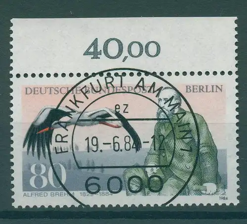 BERLIN 1984 Nr 722 gestempelt (229654)