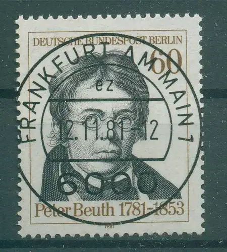 BERLIN 1982 Nr 654 gestempelt (229687)