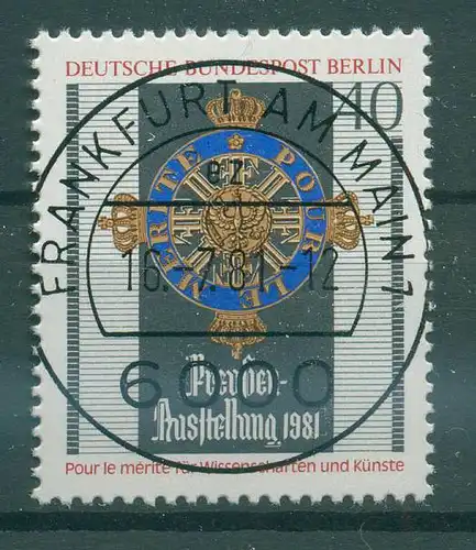 BERLIN 1982 Nr 648 gestempelt (229689)