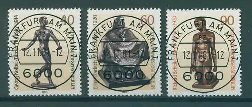 BERLIN 1981 Nr 655-657 gestempelt (229690)
