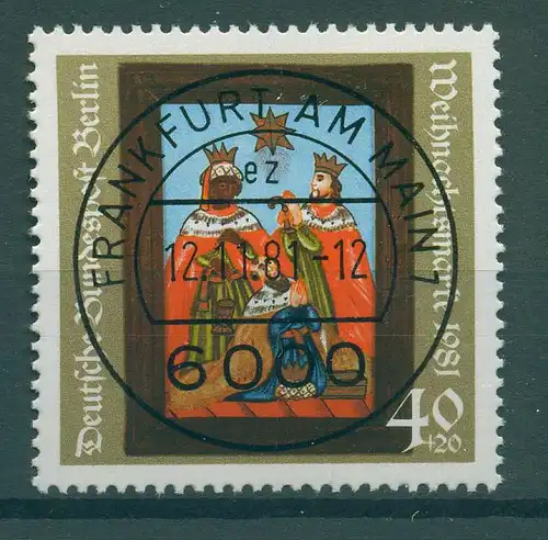 BERLIN 1981 Nr 658 gestempelt (229692)