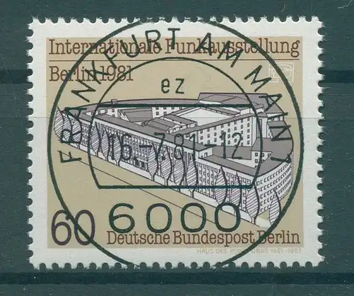 BERLIN 1981 Nr 649 gestempelt (229693)