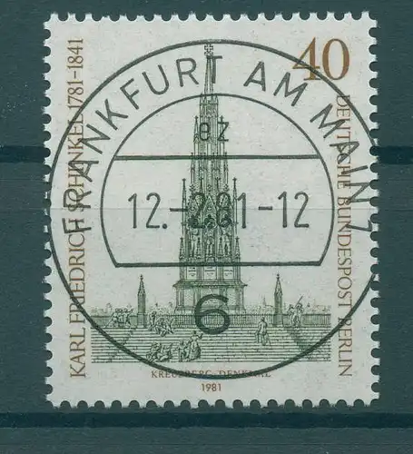 BERLIN 1981 Nr 640 gestempelt (229694)