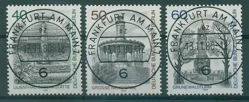 BERLIN 1980 Nr 634-636 gestempelt (229700)