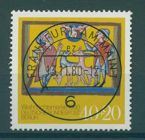 BERLIN 1980 Nr 633 gestempelt (229706)