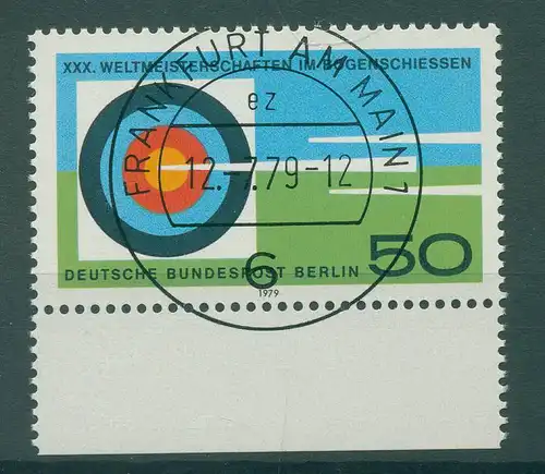 BERLIN 1979 Nr 599 gestempelt (229710)
