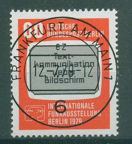 BERLIN 1979 Nr 600 gestempelt (229713)