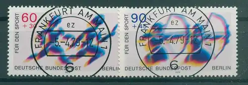 BERLIN 1979 Nr 596-597 gestempelt (229716)