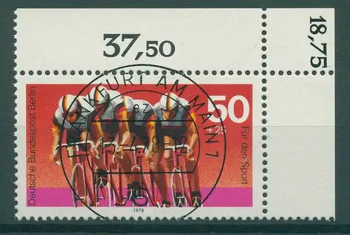 BERLIN 1978 KBWZ!! Nr 567 gestempelt (229724)