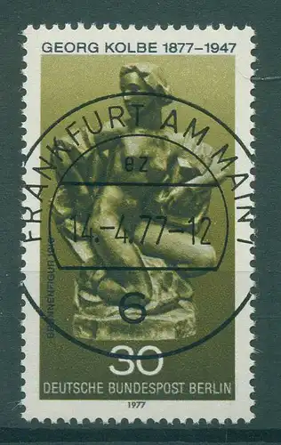 BERLIN 1977 Nr 543 gestempelt (229736)