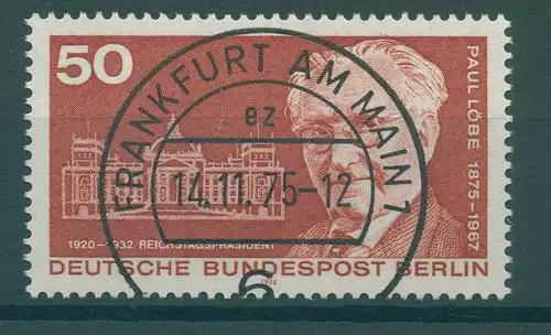 BERLIN 1975 Nr 515 gestempelt (229756)