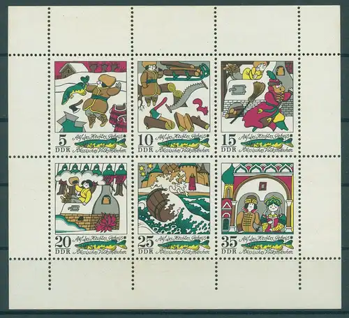 DDR 1973 Nr 1901-1906 KB postfrisch (229809)