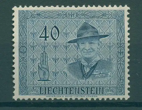 LIECHTENSTEIN 1951 Nr 318 postfrisch (229890)