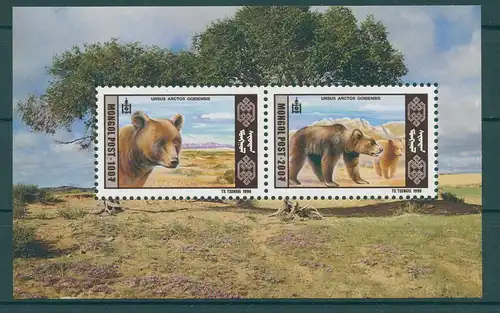 MONGOLEI 1998 Bl.284 postfrisch (229986)