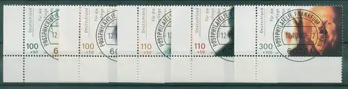 BUND 2000 Nr 2143-2147 gestempelt (230036)
