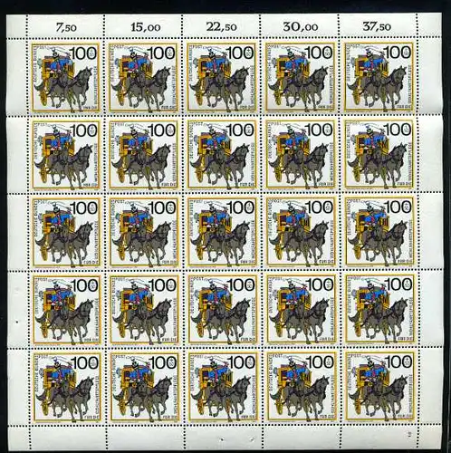 BUND 1989 Nr 1439 Bogen postfrisch ME 80.- (700000)