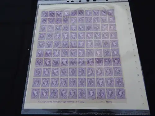 BIZONE 1945 BOGEN Nr 1z postfrisch (700562)