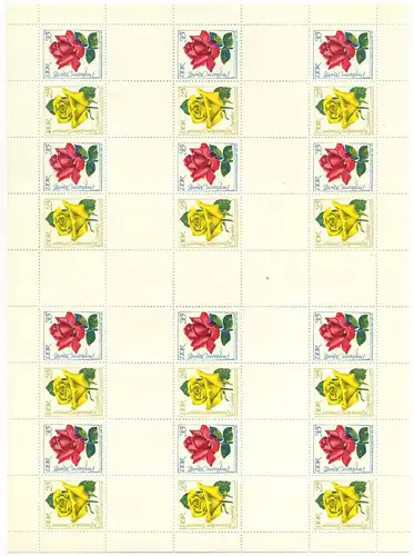 DDR 1972 MHB 15A postfrisch (700768)