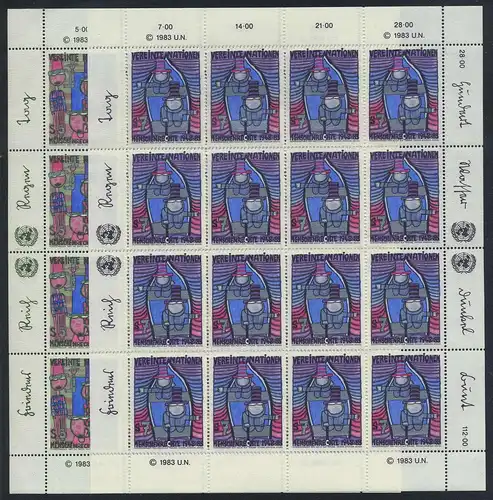 UNO WIEN 1983 Nr 36-37 postfrisch (700918)