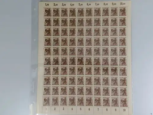 SBZ 1945 SCHALTERBOGEN Nr 203A waz postfrisch (701180)