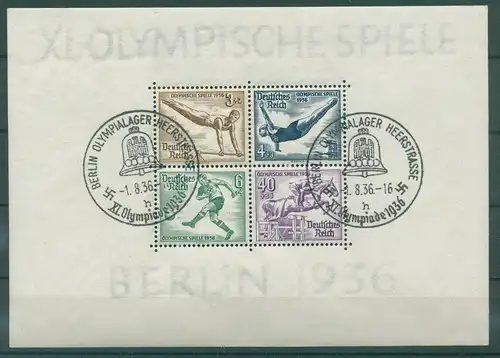 DEUTSCHES REICH 1936 Bl.5 gestempelt (230785)