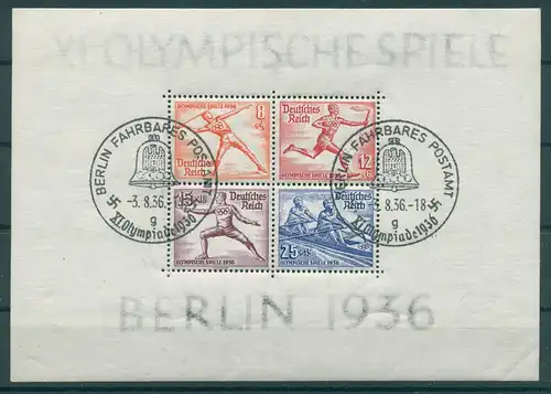 DEUTSCHES REICH 1936 Bl.6 gestempelt (230786)