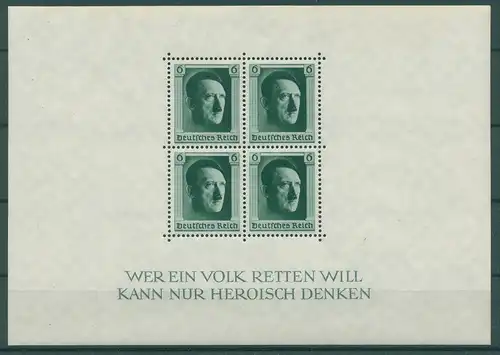DEUTSCHES REICH 1936 Bl.7 postfrisch (230794)