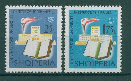 ALBANIEN 1967 Nr 1188-1189 postfrisch (230667)